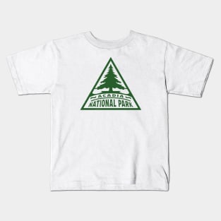 Acadia National Park - Tree Kids T-Shirt